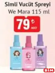 WE MARA SİMLİ VÜCUT SPREYİ 115 ML